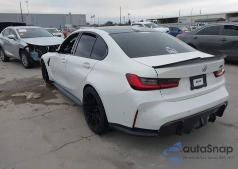 2022 BMW M3 Competition xDrive z USA, uszkodzony, nr VIN WBS43AY05NFN03636